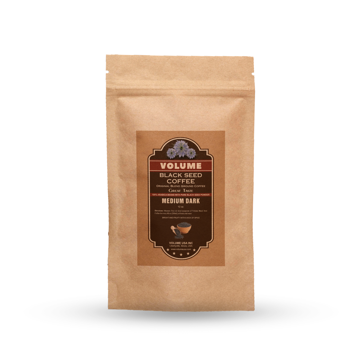 Black Seed Dark Roast (12oz Ground Coffee)