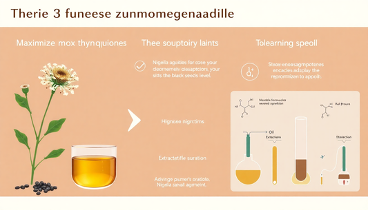 3 Factors for Highest Thymoquinone Levels in Black Seed Oil