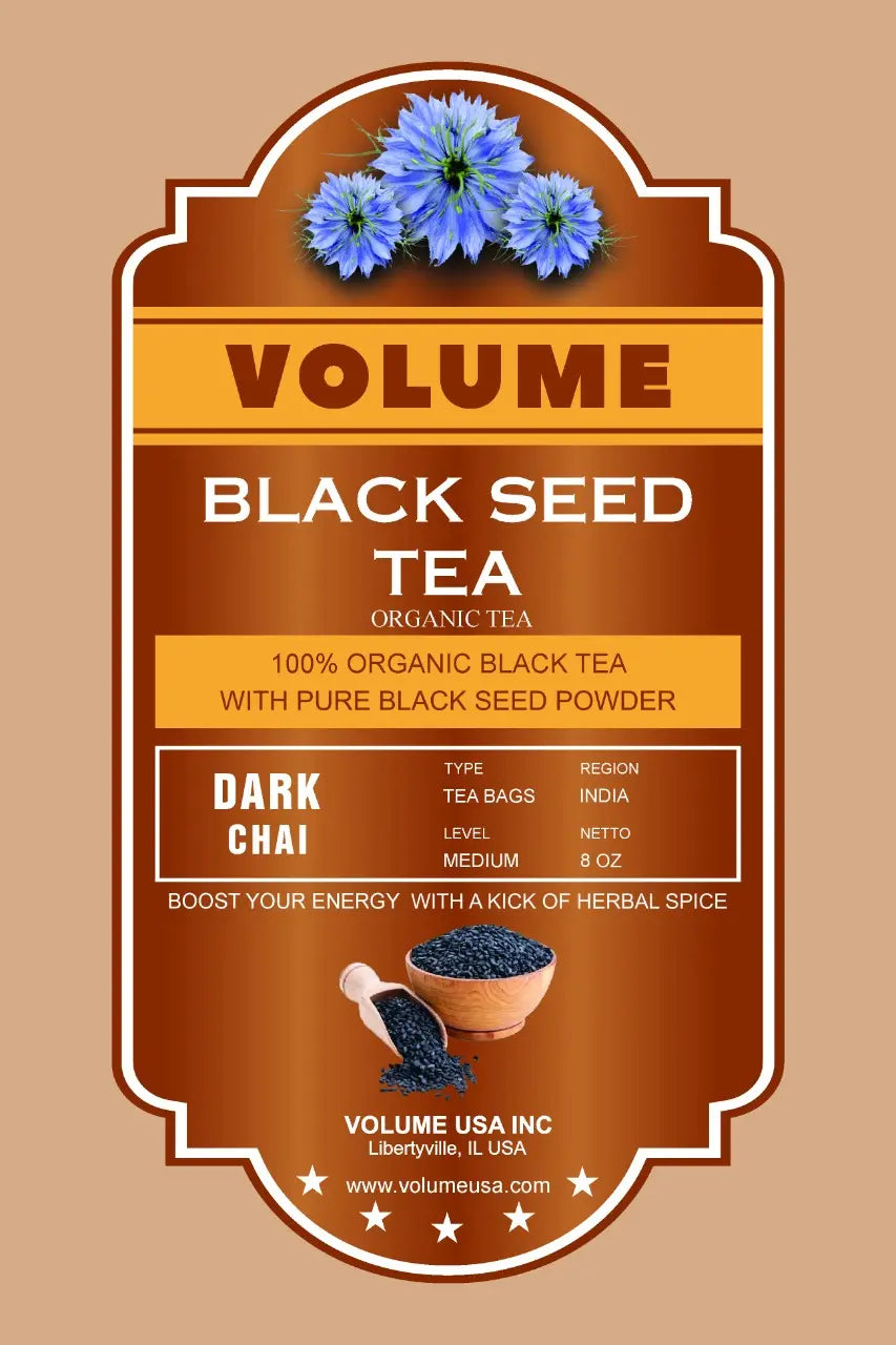 Black Seed Chai Tea (12oz) Volume USA
