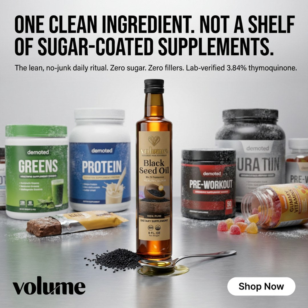 One clean ingredient instead of a shelf of supplements