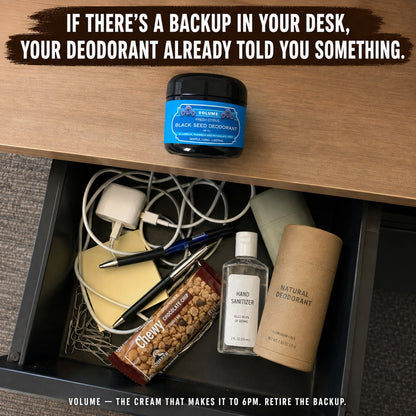 Retire the backup deodorant in your desk drawer