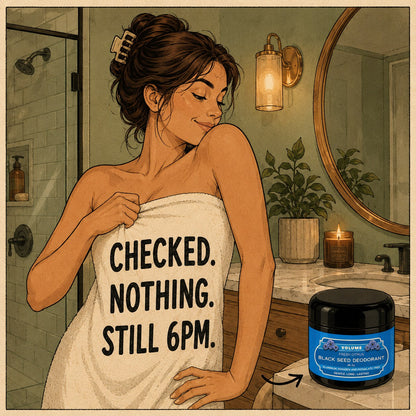 Black Seed Deodorant still working at 6pm