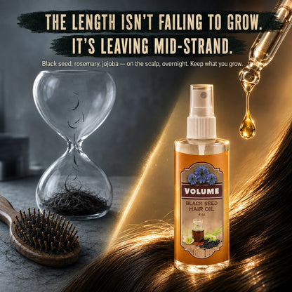 Black seed, rosemary and jojoba scalp oil