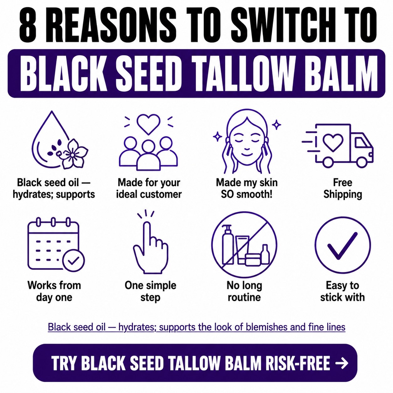 Eight reasons to switch to Black Seed Tallow Balm