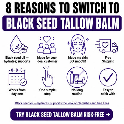 Eight reasons to switch to Black Seed Tallow Balm