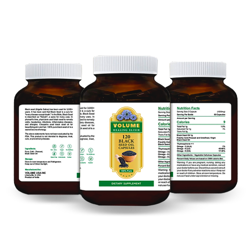 Black Seed Oil Capsules (120 Ct) - Volume