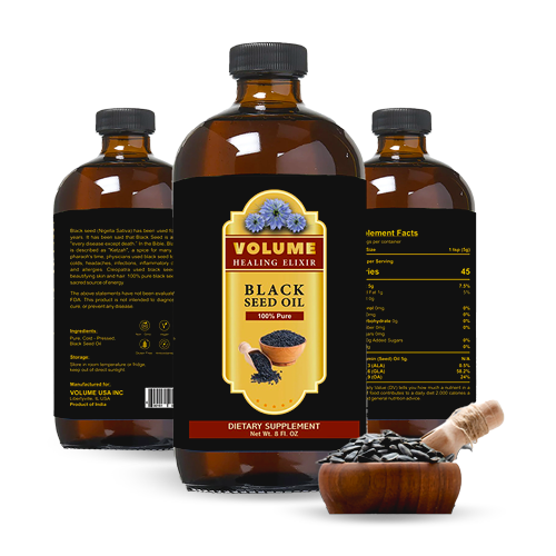 100% Pure Black Seed Oil (8oz) - Volume